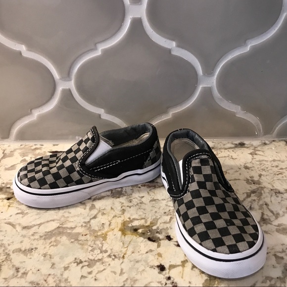 vans slip on chex skate shoe